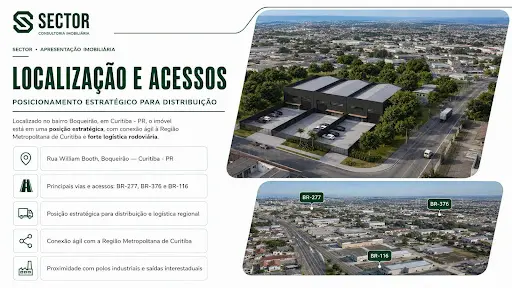Foto 3 de 10 — Galpão Classe A 385 m² — Boqueirão, Curitiba/PR
